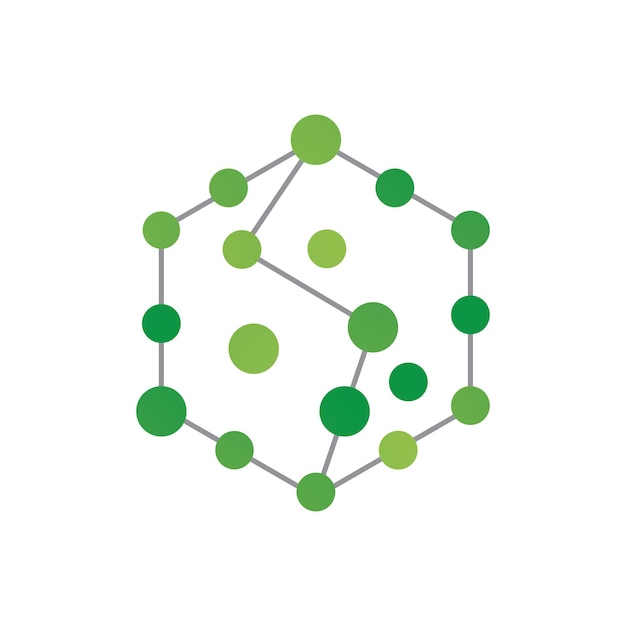 ベクトル 分子のロゴの図