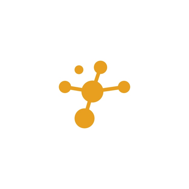 Molecule logo vector icon illustration