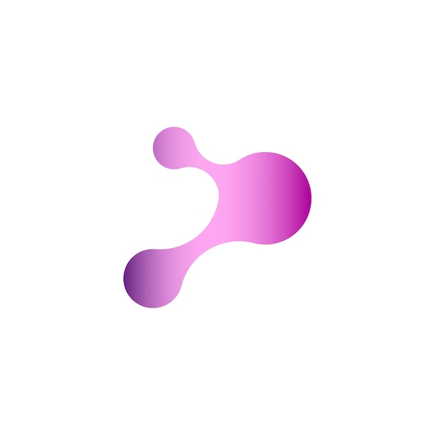 Molecule purple Logo design element with business Vector illustration Eps 10 Stock image