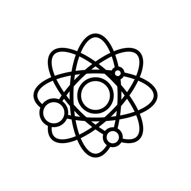 Molecule sign symbol vector