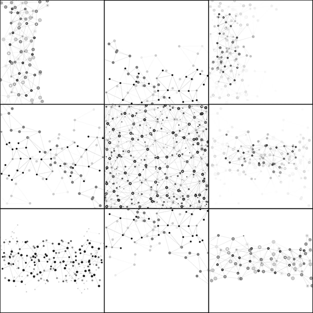 Molecule structure backgrounds