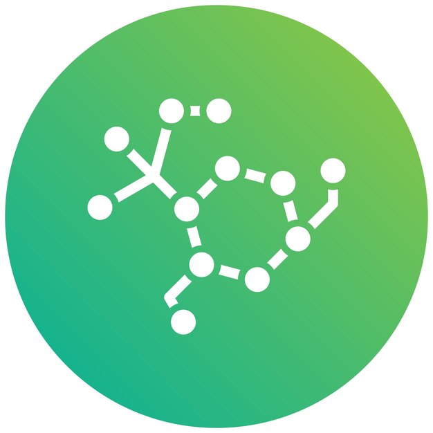 Molecule Vector Icon Design Illustratie