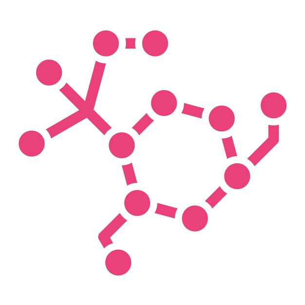 Molecule Vector Icon Design Illustratie