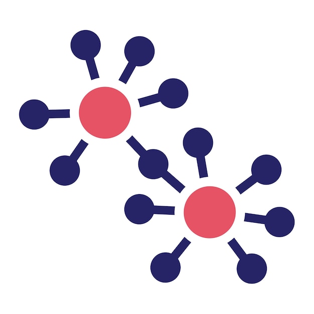 Molecule vector icoon illustratie van Chemistry icoon set