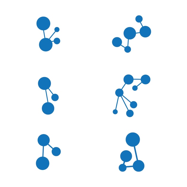 分子ベクトルイラストデザイン