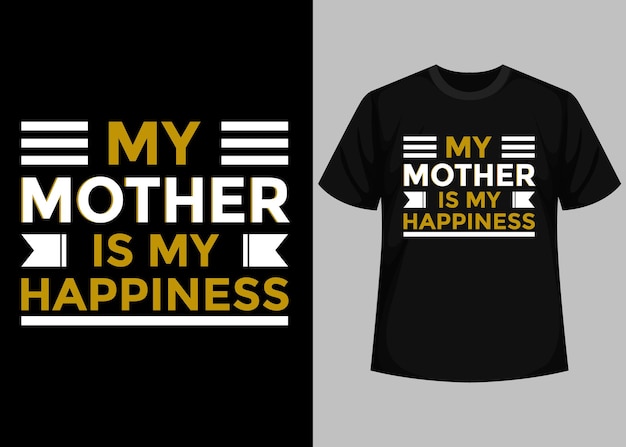 Mom day typography t shirt design