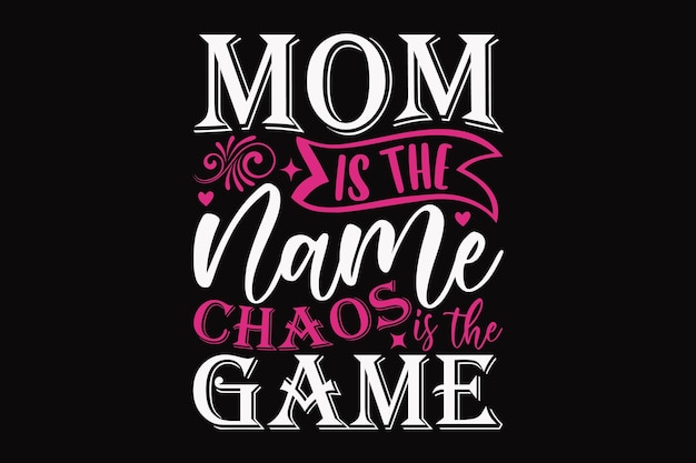 Vector mom is the name chaos is the game quote