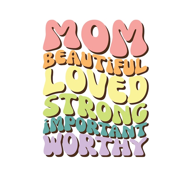 Mom Mama Mothers Day SVG design