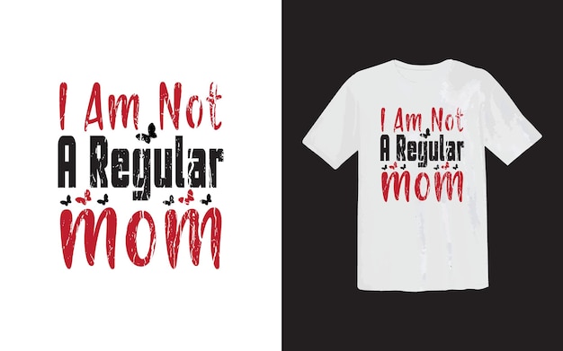 Mom Mom Lover Or Typography T Shirt Design