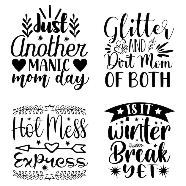 Mom Svg Quotes Design