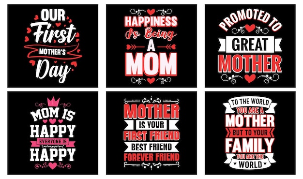 Mom T-shirt Design. Mother's Day T shirt Design Vector. Typography mom t shirt design. Mom vector.