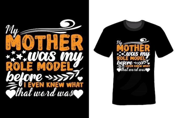 Mom t shirt design typography vintage