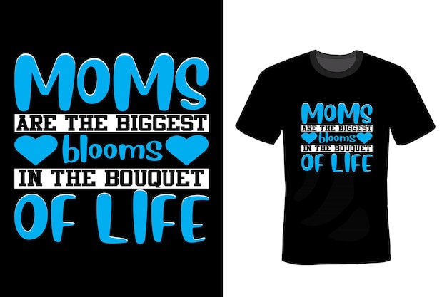 Mom T shirt design typography vintage