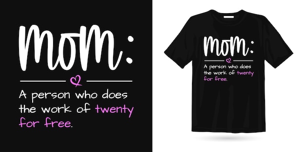 ママのTシャツのデザイン女性のエンパワーメントTシャツのデザインの女性のエンパワーメントのロゴ