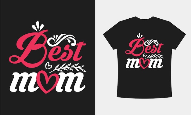 엄마 Tshirt 또는 Mather's Day Tshirt 디자인 벡터 템플릿