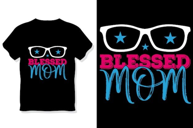 Mom typography or mother's day t shirt