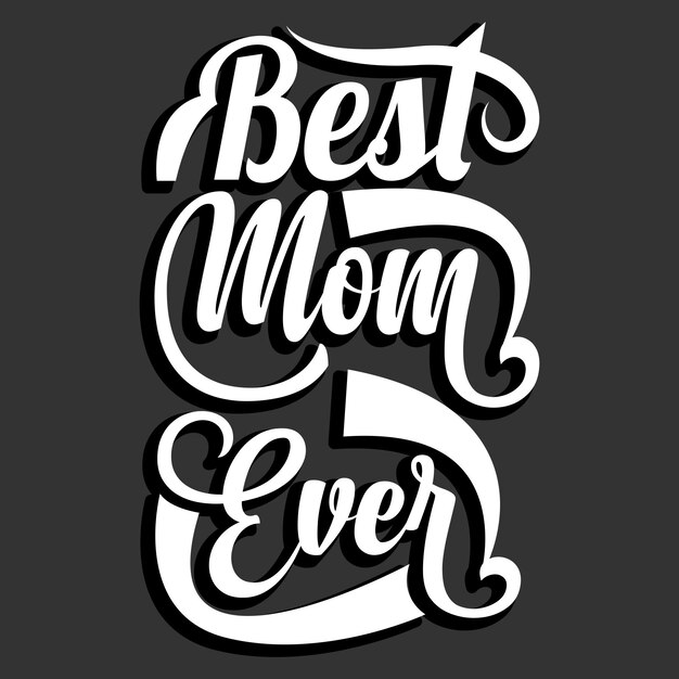 Mom typography t-shirt design