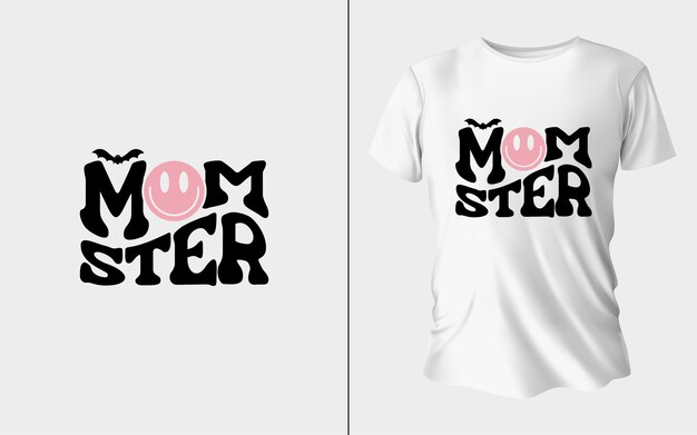 Vector momster - halloween t-shirt vector design