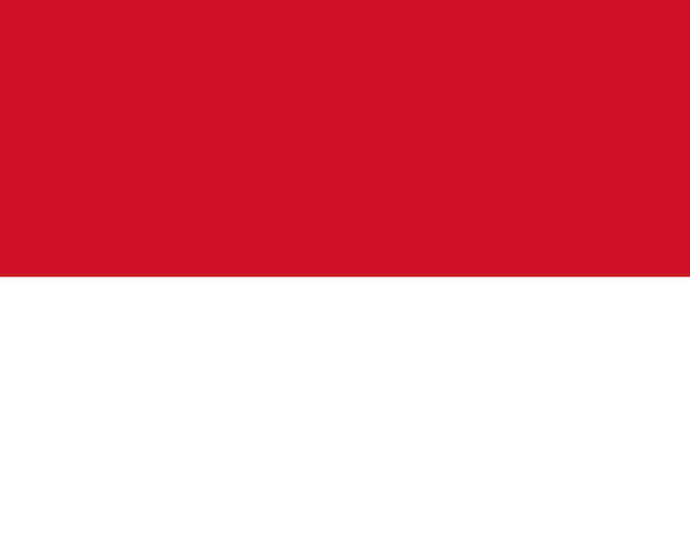 독립 기념일 또는 선거에 대한 모나코 국기 간단한 그림