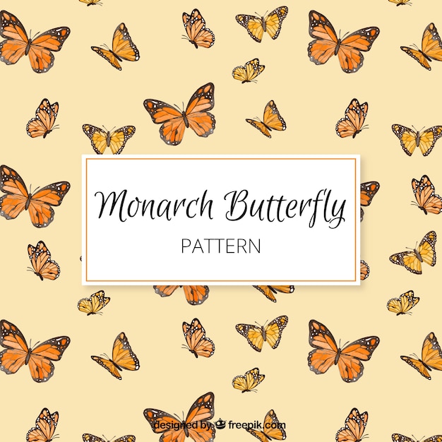 Monarchvlinder pattern