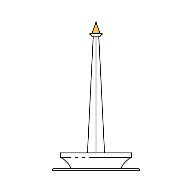 Vector monas monument icoon