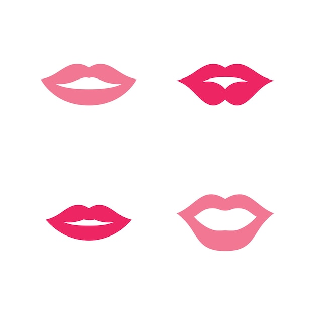 Mond glimlach rood sexy vrouw lippen illustratie ontwerp