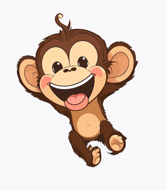 Moneky tatto design vector artwork