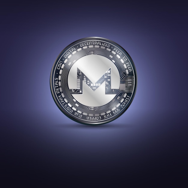 Monero metalen munt