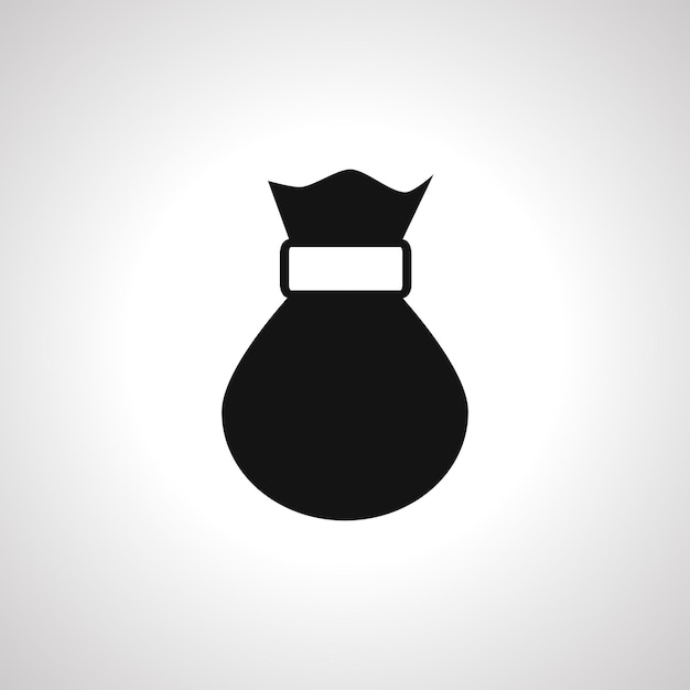 Icona della borsa dei soldi icona della borsa dei soldi