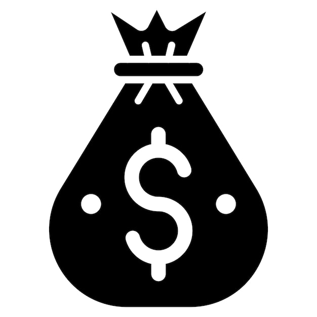 Money Bag Vector Illustratie Stijl