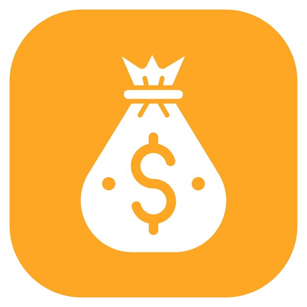 Money Bag Vector Illustratie Stijl