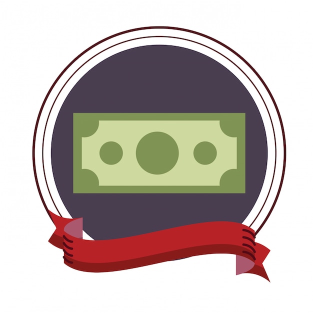 Vector money bills icon