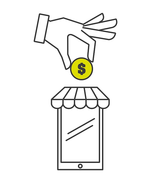 Vector money concept design