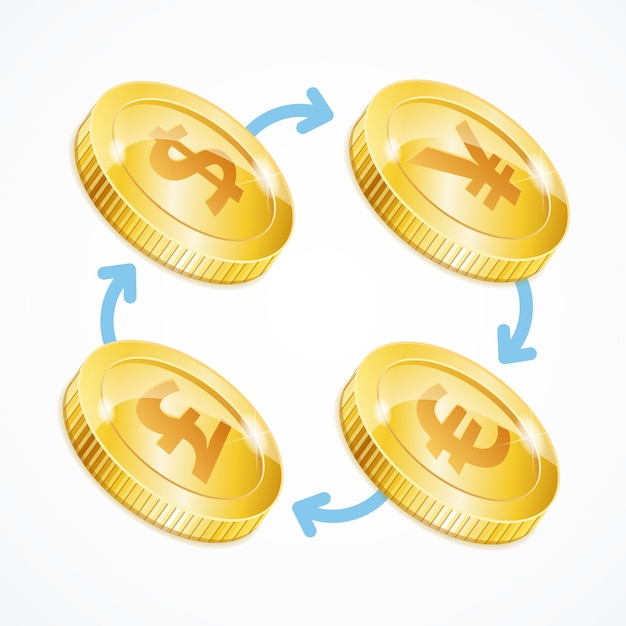 Money Currency Exchange Concept Vector