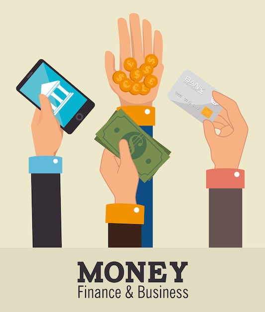 Money design, vector illustration.