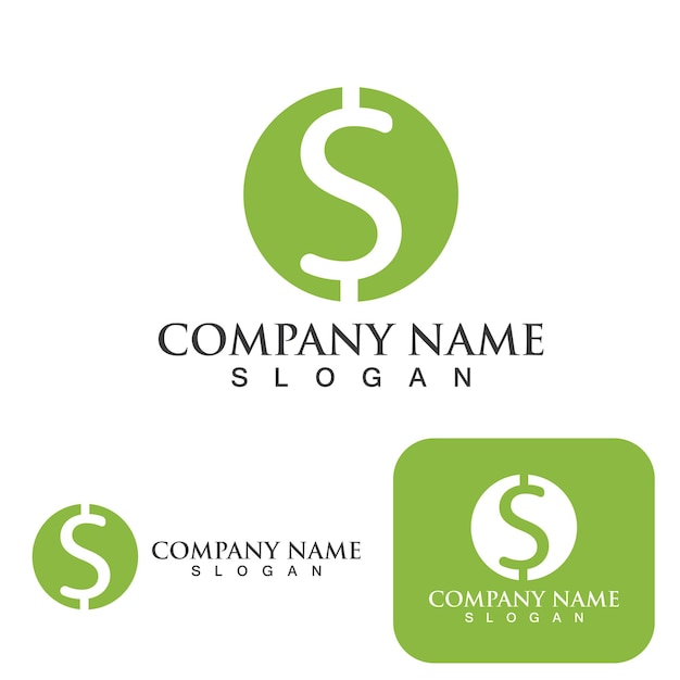 Money dollar Logo Template vector