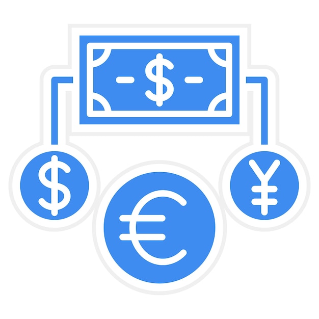 Vector money exchange icon vector image can be used for banking and finance