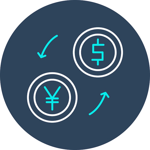 Vector money exchange vector icon can be used for banking and finance iconset