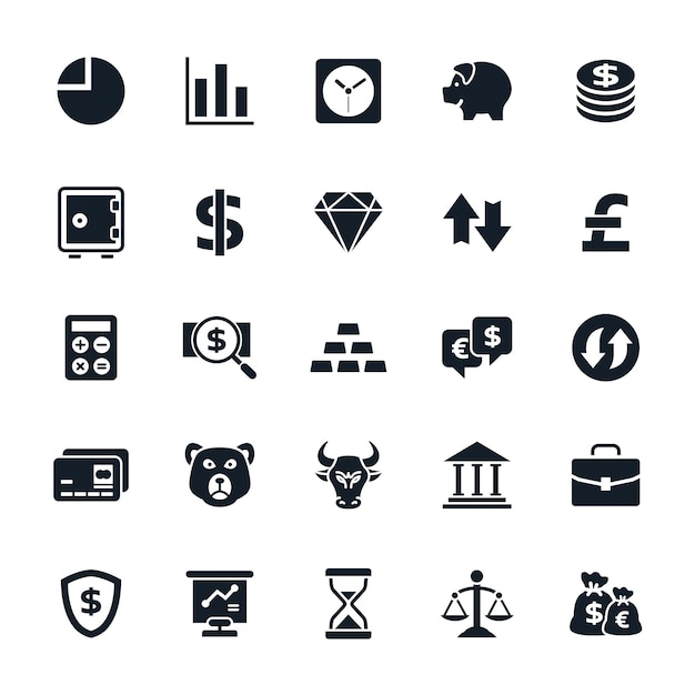 Money and Finance icons