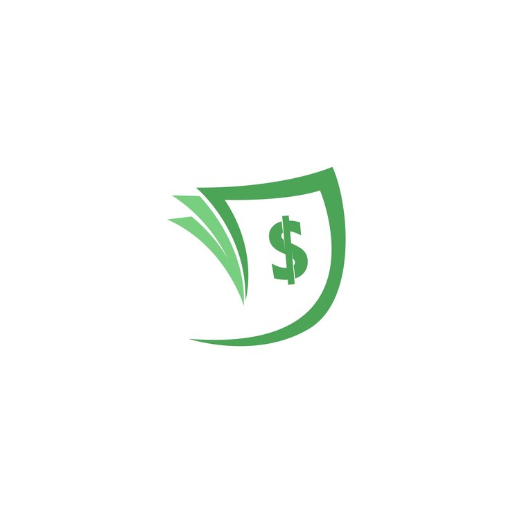 Vector money icon logo illustration template