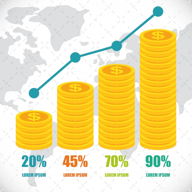 돈 Infographic 디자인