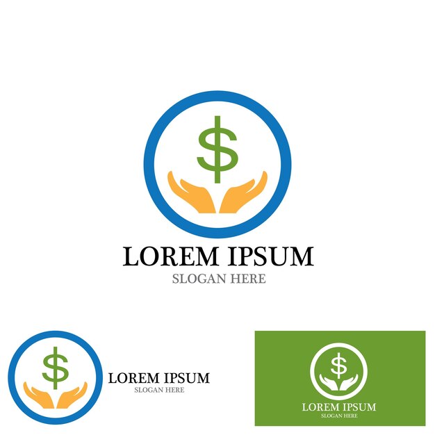 Money Investment Logo Vector Template