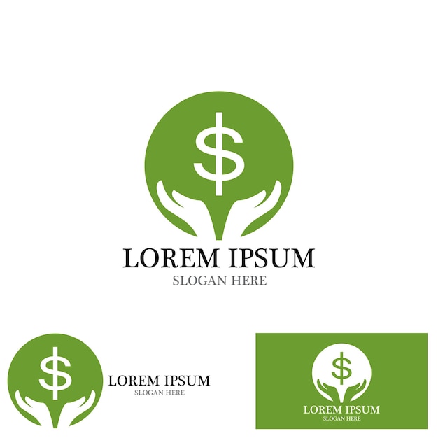 Money Investment Logo Vector Template