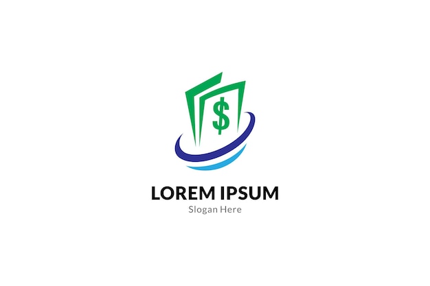 Шаблон дизайна логотипа денег
