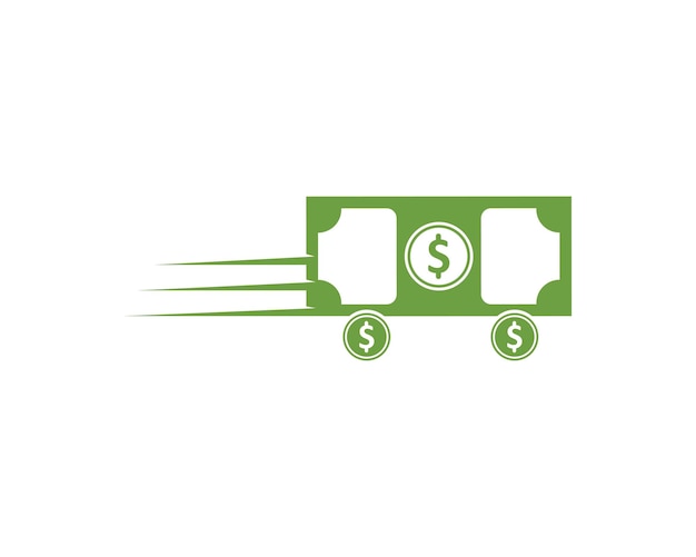 Money logo icon vector illustration