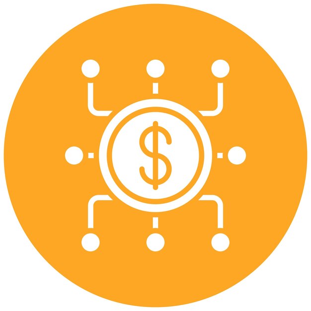 Money Network Vector Illustration Style