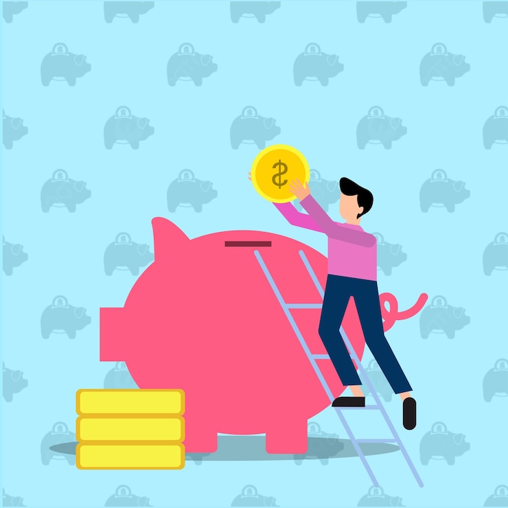 Vector money savings
