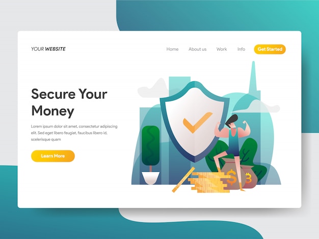 Money security for web page