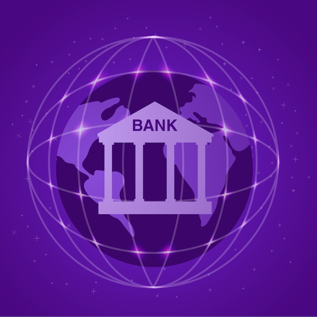 Money transfer Global urrencyInternet bank Monetary exchange through a global network