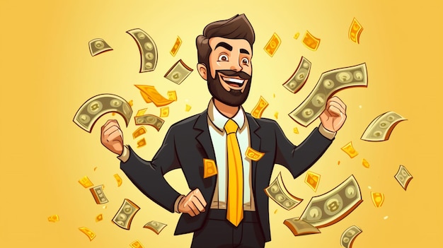 Money vector background